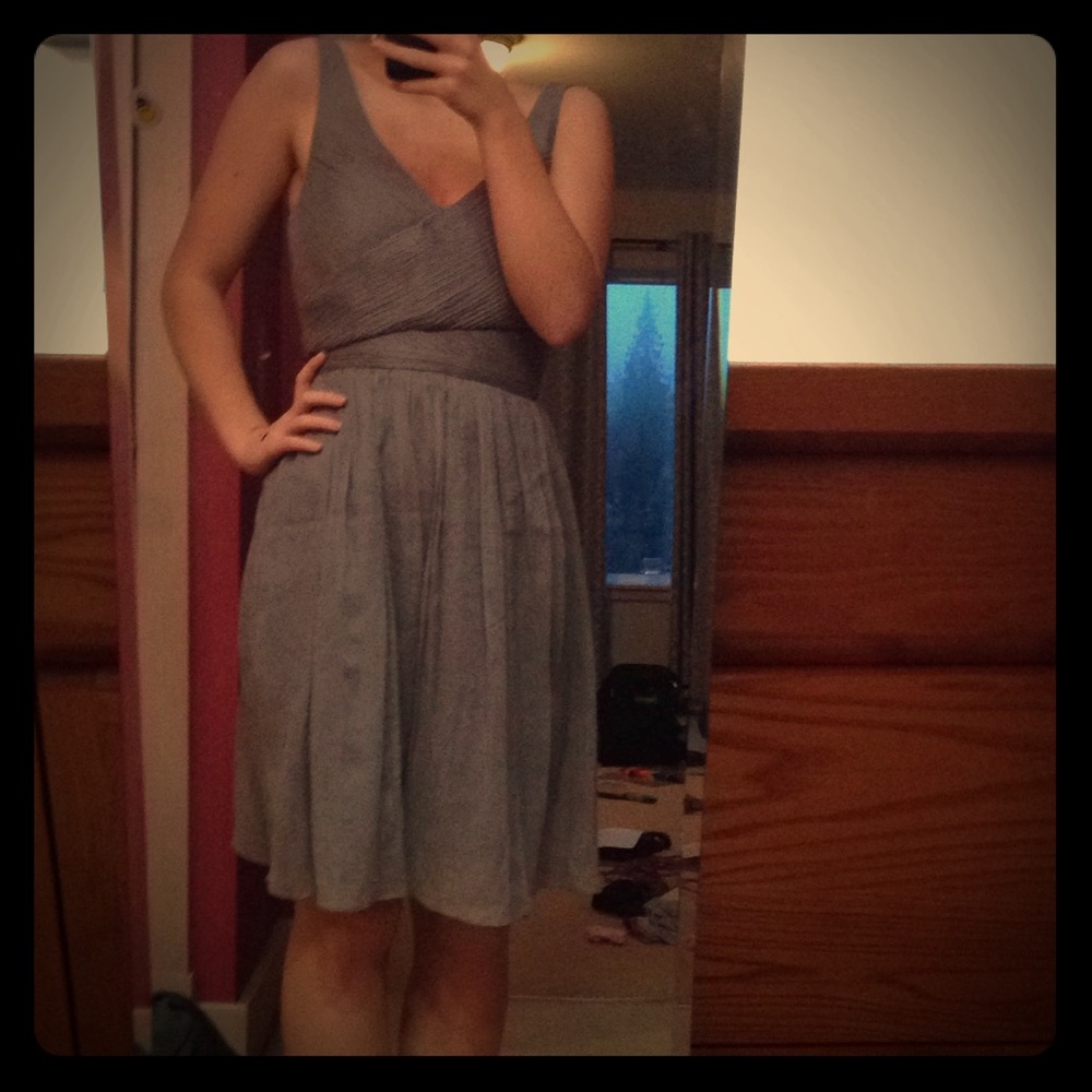 Brand new grey formal dress